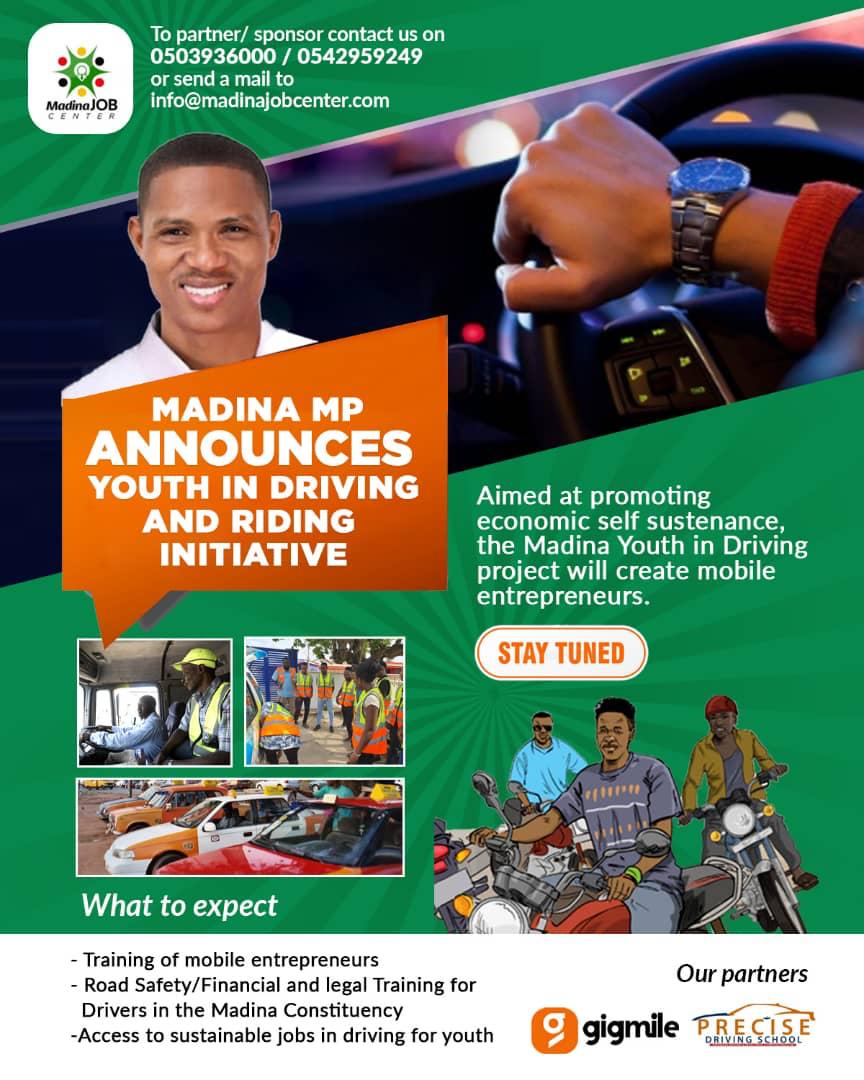 Xavier Sosu introduces ‘youth in driving and riding’ initiative for constituents