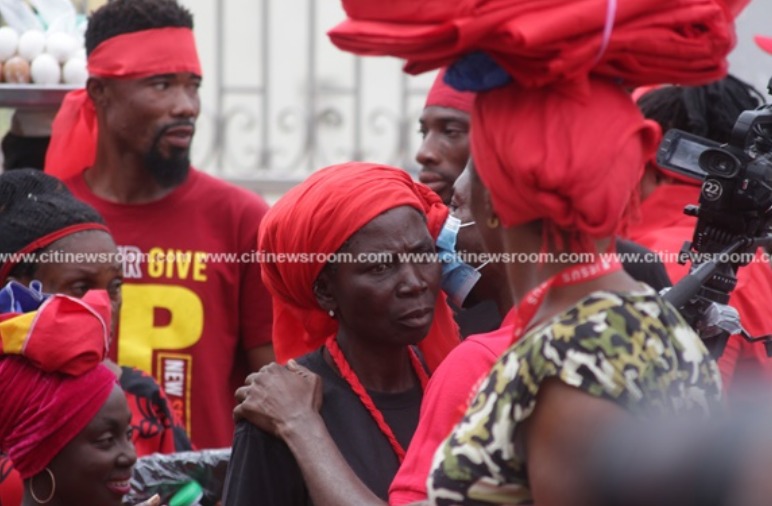 Krom Ay? Hye demo: Ghanaians protest over high cost of living [Photos]