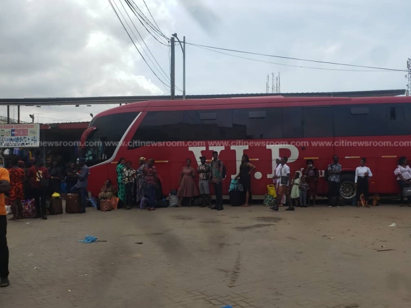 Travellers stranded at VIP terminal in Accra over unavailability of buses