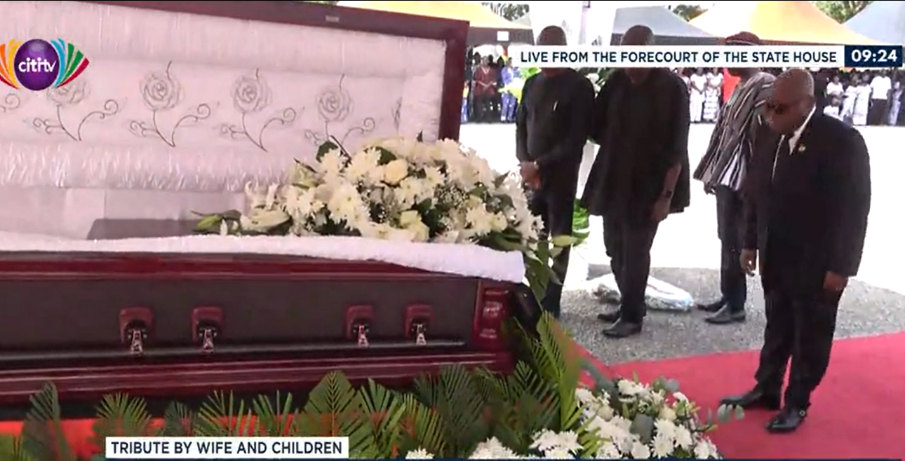 State burial held for John Ndebugre in Accra