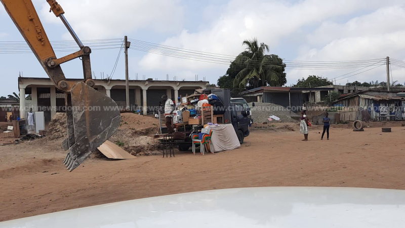 Ga Central: Homes demolished to make way for Anyaa to Antie-Aku, Santa Maria roads