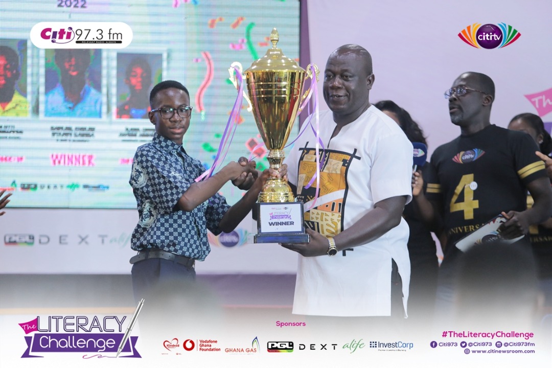 D and D Academy’s Samuel Gariba wins 2022 edition of ‘The Literacy Challenge’