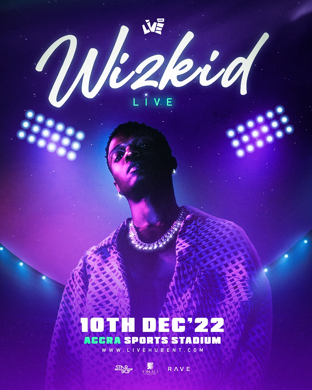 Wizkid to hold debut concert at Accra Sports Stadium on December 10