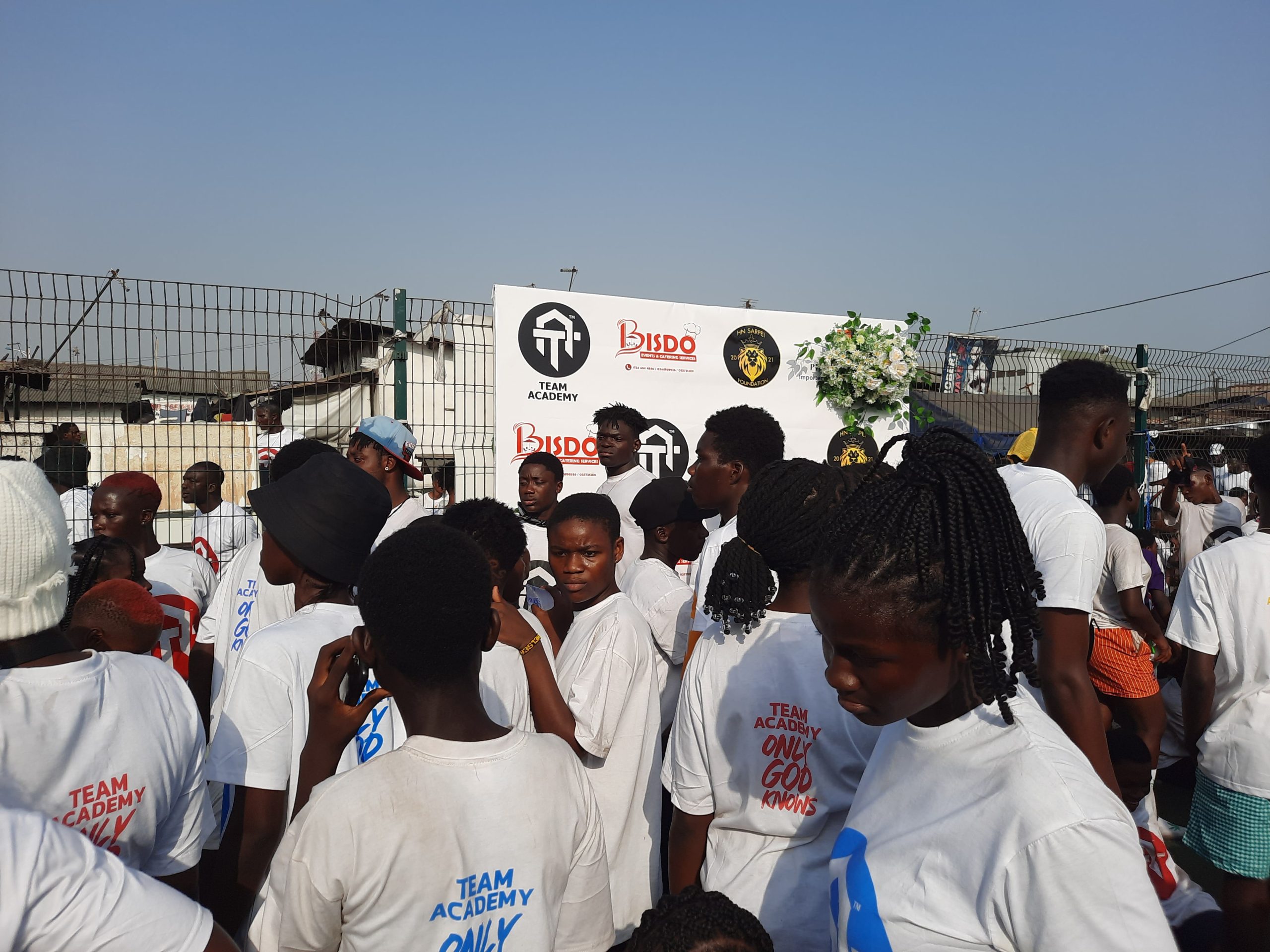 HN Sarpei Foundation supports Team Academy Peace & Unity walk in Ga Mashie