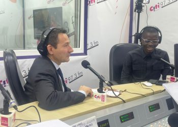 Stephane Roudet, IMF’s mission chief to Ghana and Bernard Avle