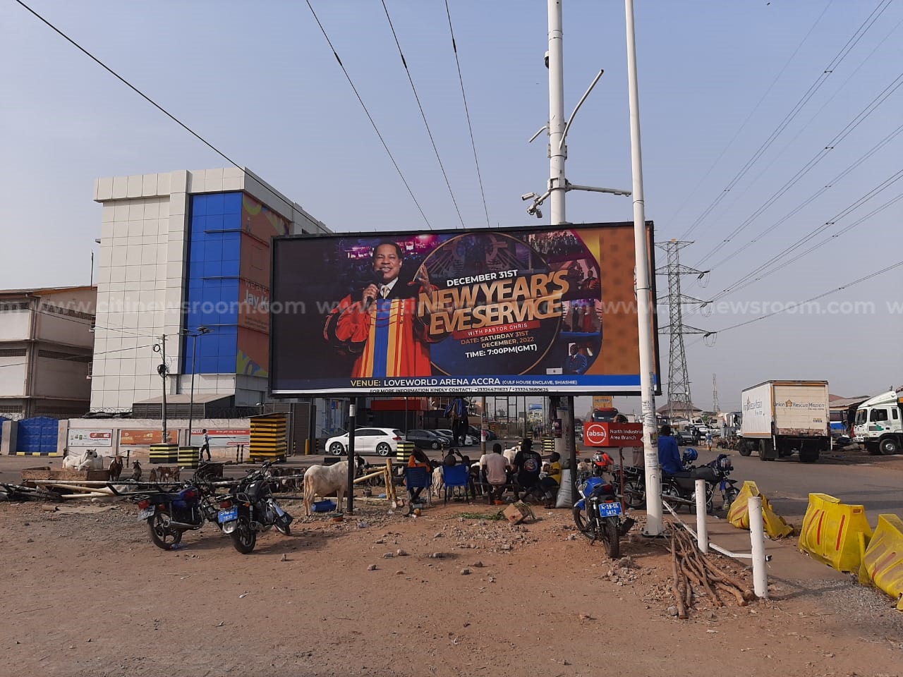 Churches mount giant billboards in town ahead of 2022 watch night services [Photos]