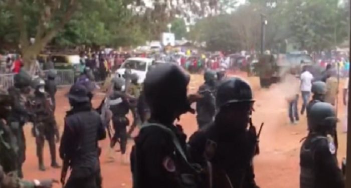 File Photo of the Techiman South election violence