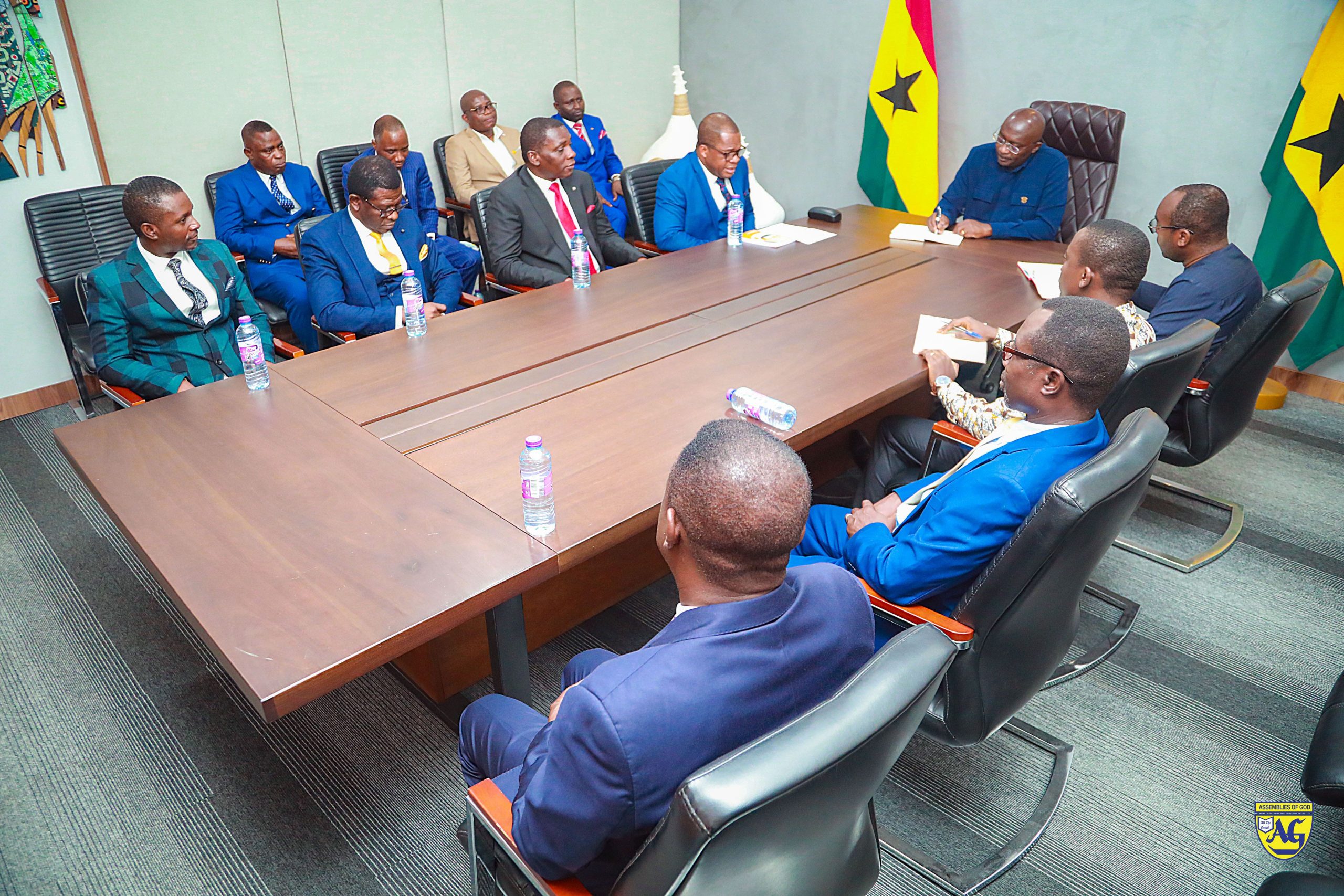 Rev. Wengam leads Assemblies of God leaders to pay courtesy call on Bawumia