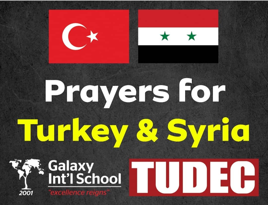 Tudec Development Center, Galaxy Int’l commiserate with Turkish, Syrian families over devastating earthquake