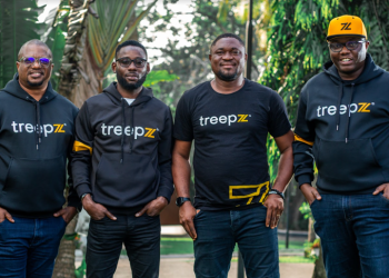 Treepz Co-Founders from L-R: Johnny Ena, Afolabi Oluseyi, John Shaibu & Onyeka Akumah