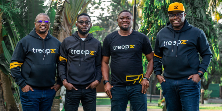 Treepz Co-Founders from L-R: Johnny Ena, Afolabi Oluseyi, John Shaibu & Onyeka Akumah