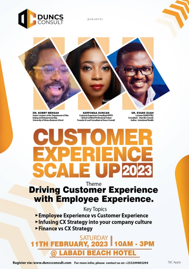 Duncs Consult to hold ‘The Customer Experience Scale Up Seminar 2023’ on Feb. 11