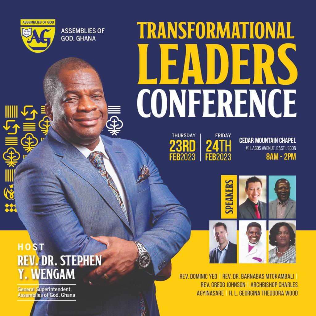 Assemblies of God to organize twoday transformational leaders