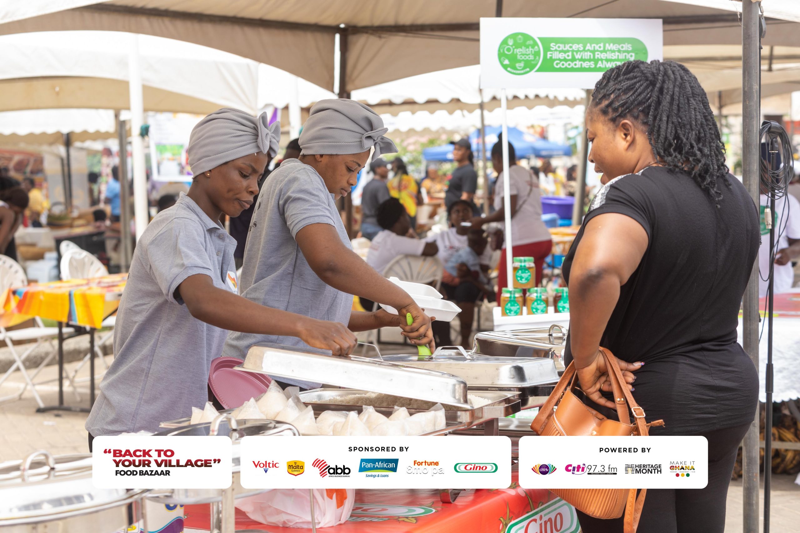 Patrons anxious for day two of ‘Back To Your Village’ Food Bazaar