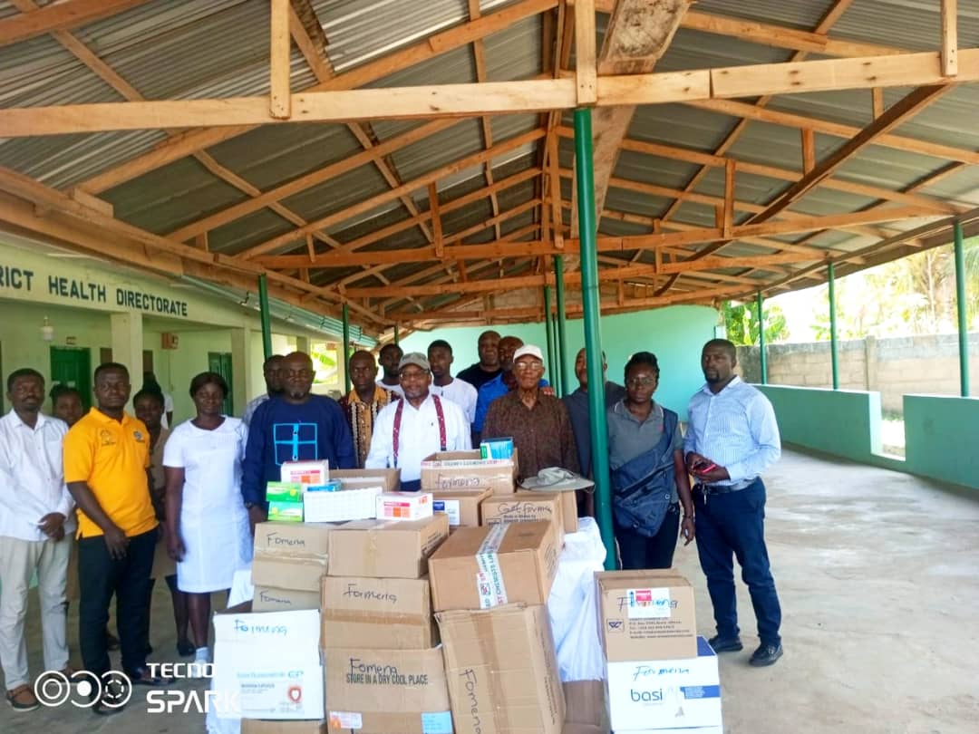 Fomena and Assin Bereku health centers get medical support