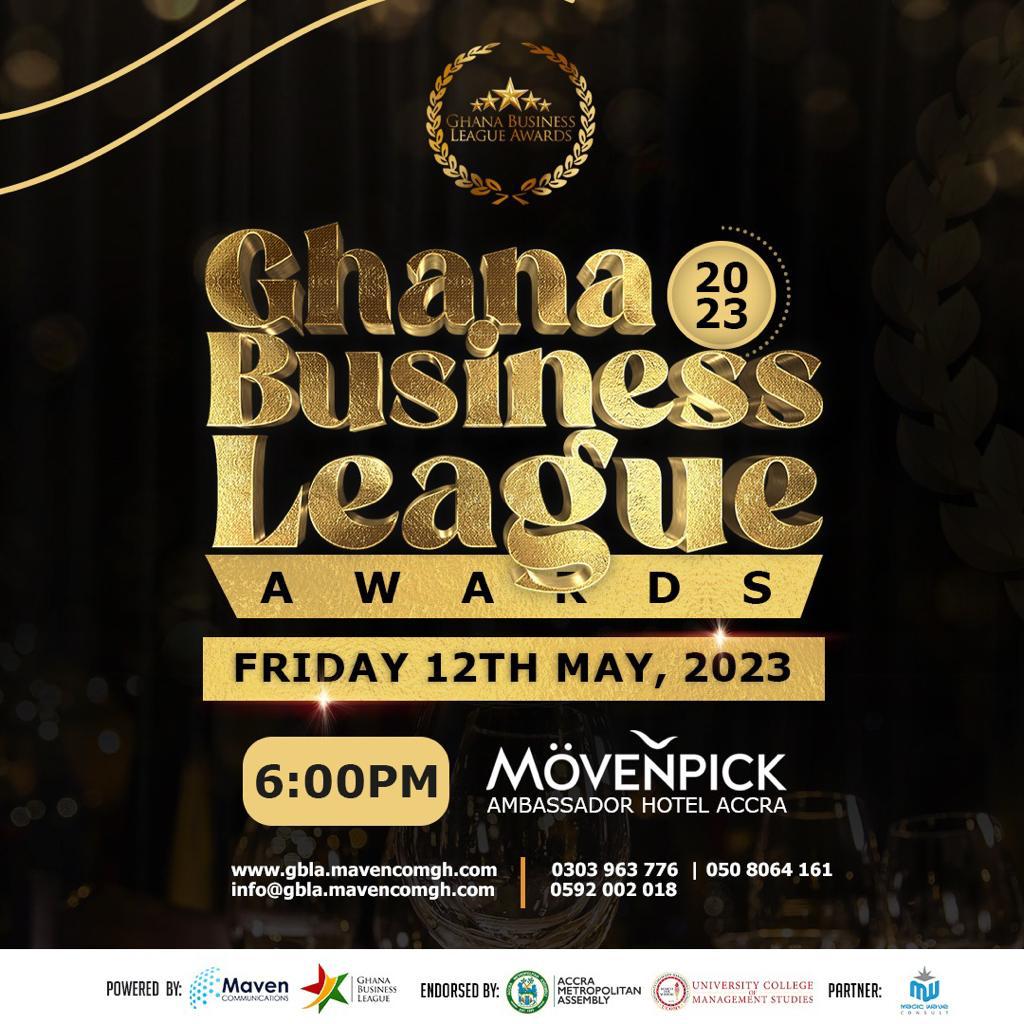 Maiden Ghana Business League Awards scheduled for May 12