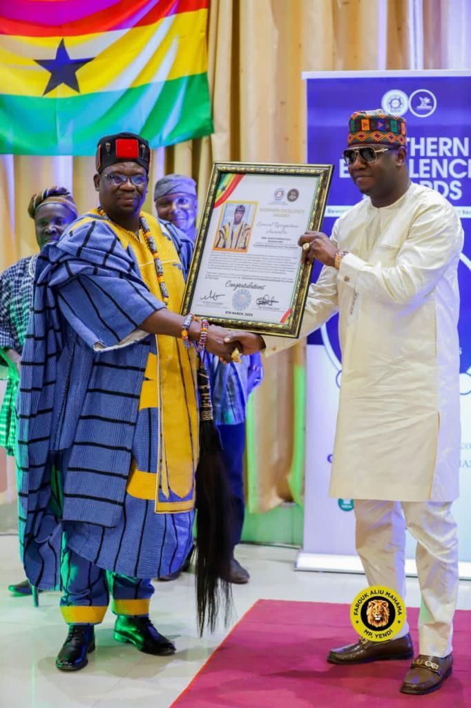 Northern Excellence Awards: Yendi MP, Farouk Aliu Mahama, named ‘Most Outstanding Politician’ for 2023
