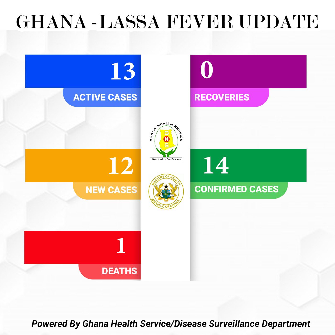 Ghana confirms 12 new cases of Lassa Fever