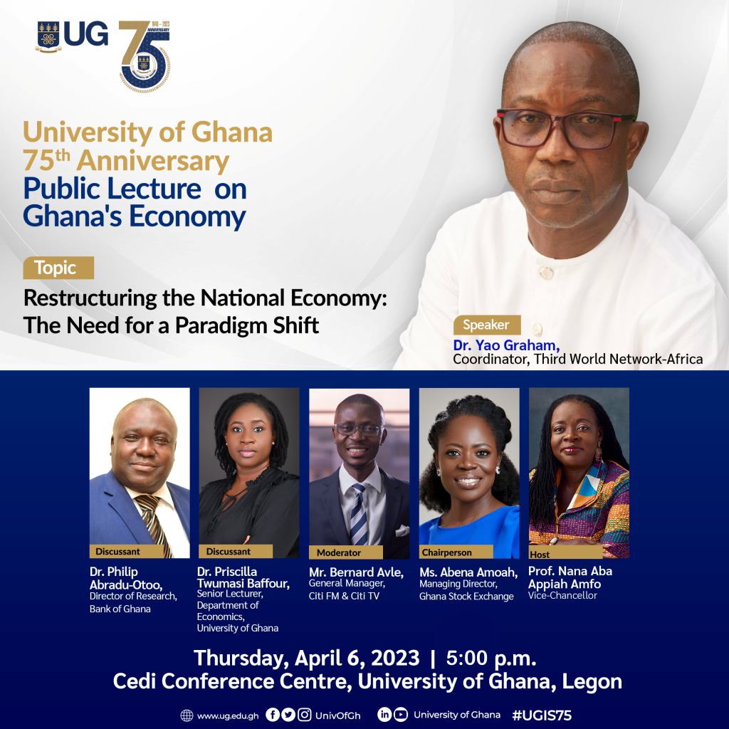 UG to hold public lecture on Ghana’s economy on April 6