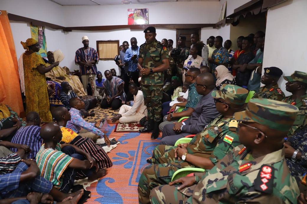 Defence Chiefs visit new Gonja King