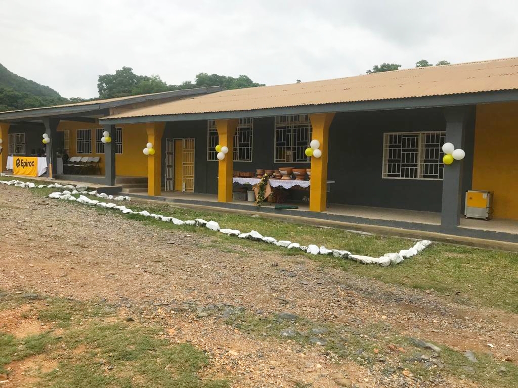 Epiroc Ghana hand over renovated KG block to Anyinam Methodist ‘B’ School