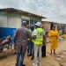 ECG officials in parts of Gbetsile, interacting with customers as part of the revenue mobikization drive