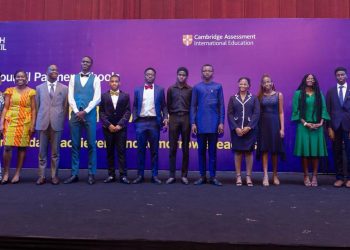 A cross section of the award winners at the Bright Future Awards event in Accra, Ghana