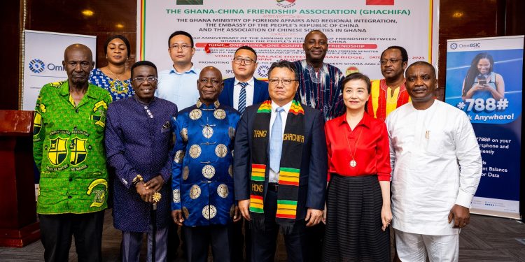 The dignitaries at the 62nd signing ceremony of the treaty of friendship between Ghana and China
