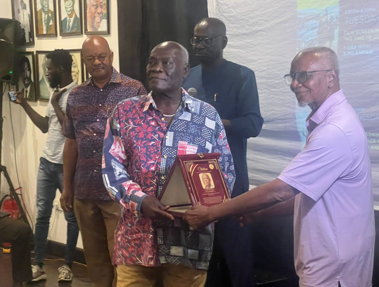 Ghana Club honours Kwaw Ansah, King Ampaw at Film Pioneers Achievement Gala