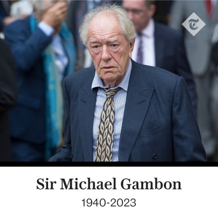 Stage and screen legend Sir Michael Gambon dies at 82