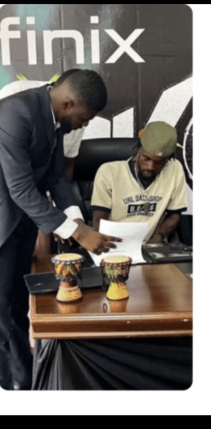 Black Sherif signs mega ambassadorial deal with Infinix