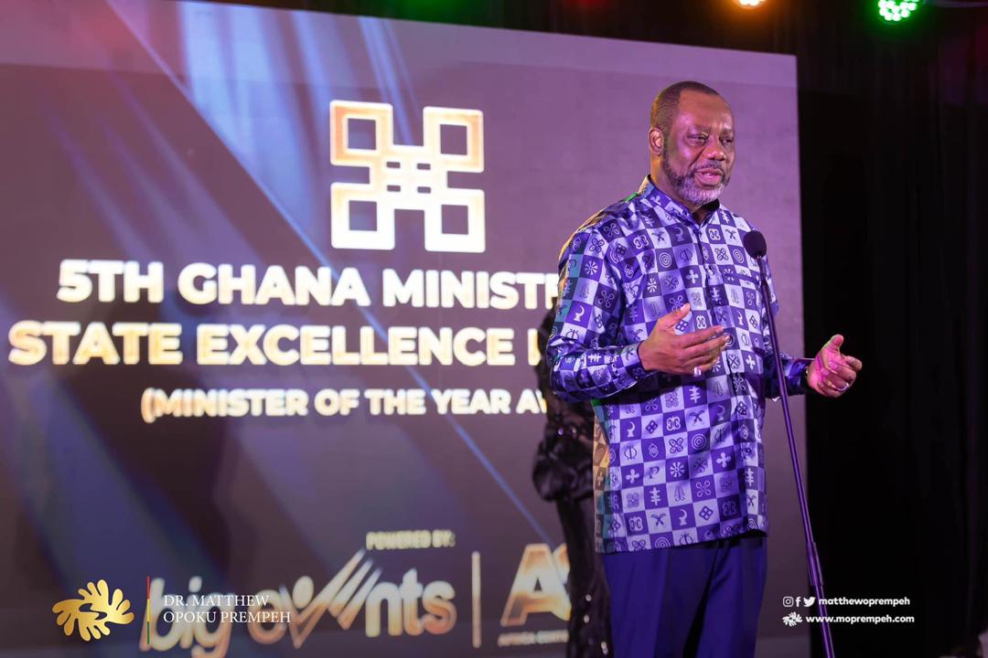 Opoku Prempeh wins Minister of the Year award