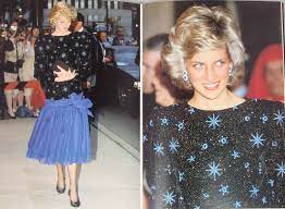 Princess Diana’s star-covered velvet dress sells for record $1.1 million at auction