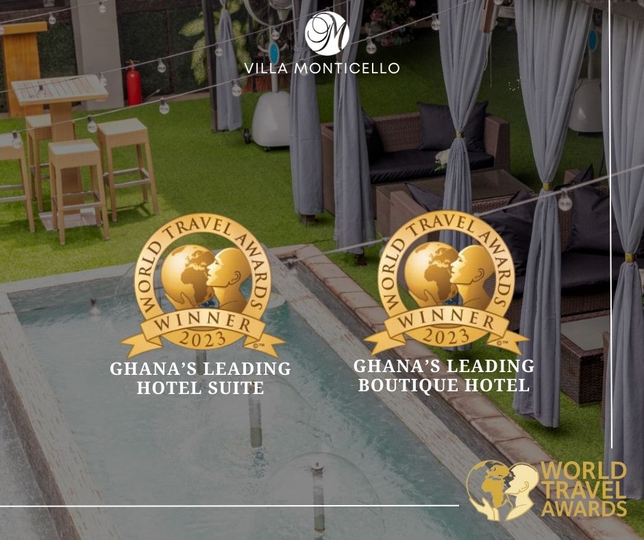 Ghana’s Villa Monticello wins double at World Travel Awards 2023