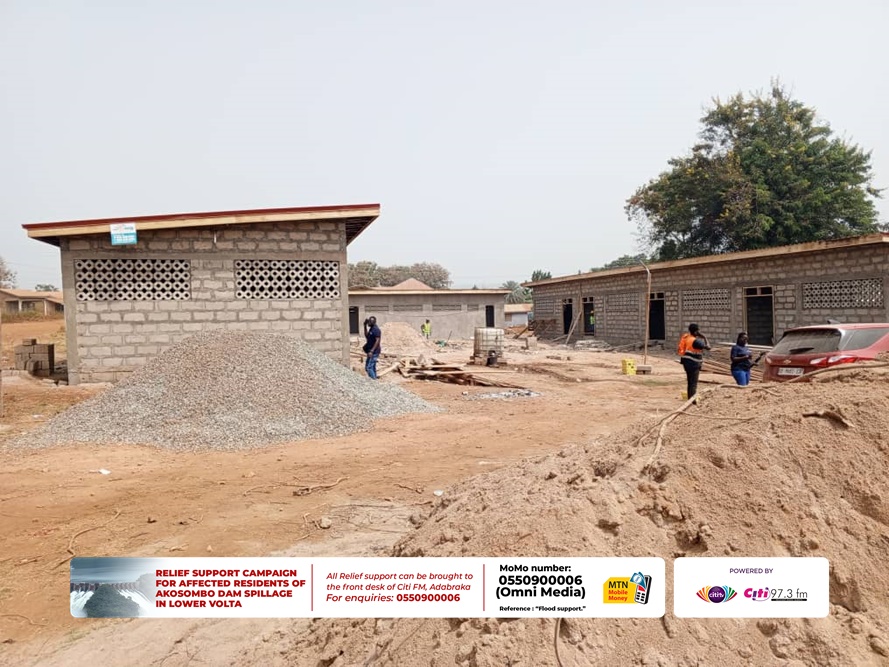 Citi FM/Citi TV’s resettlement centre at Torkor almost ready [Photos]