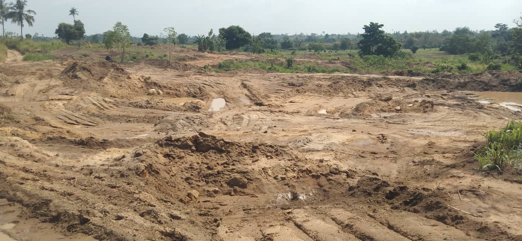 Kyekyewere: Farmers fume over destruction of farmlands by illegal sand miners