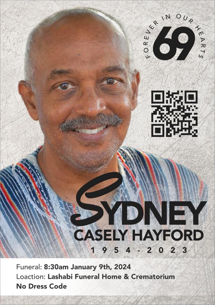 Funeral service for late Sydney Casely-Hayford slated for January 9