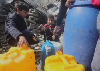 Pipes which carry water for Gaza's 2.3m population have been damaged or destroyed