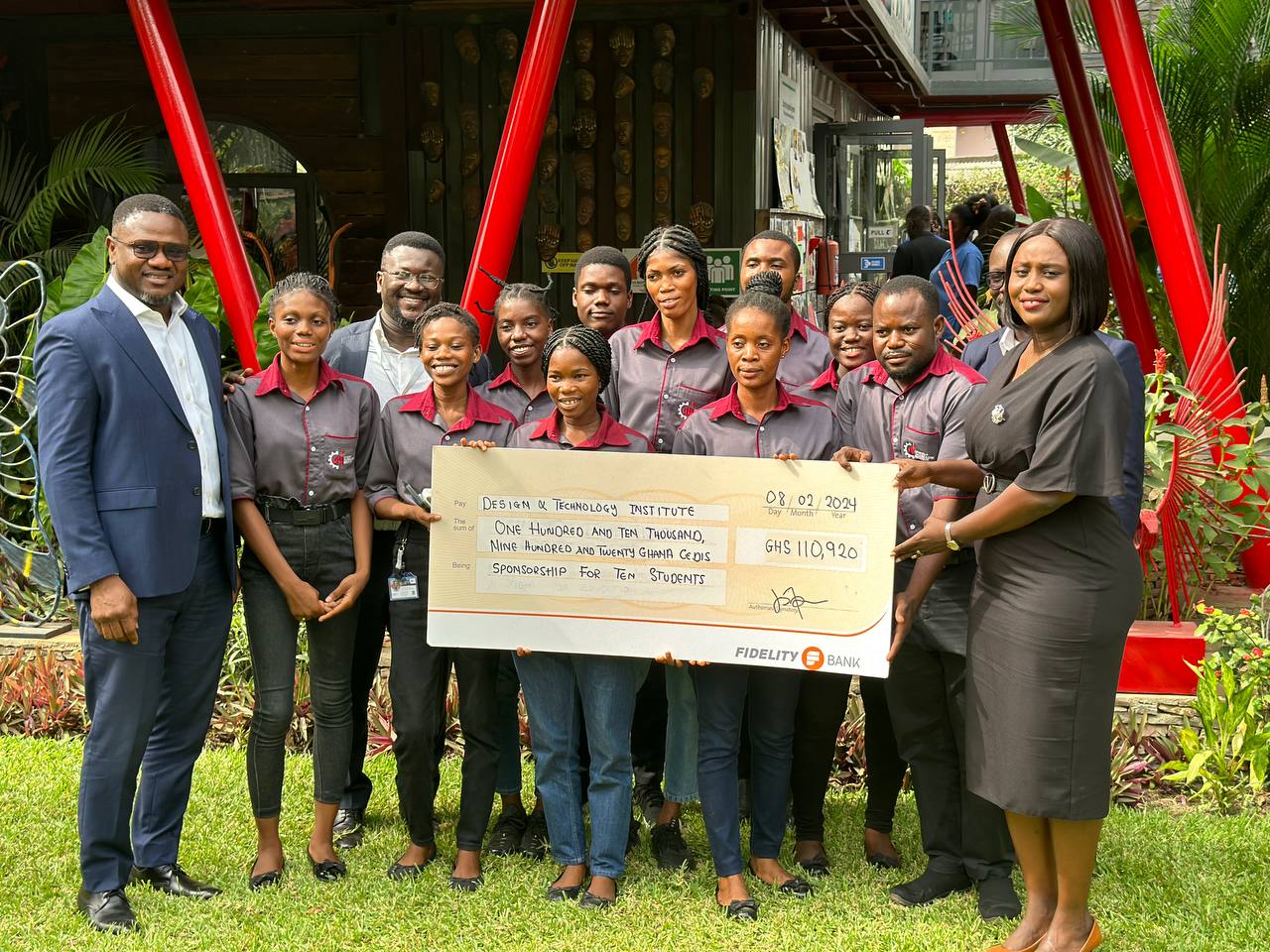 Fidelity Bank fuels industrialization agenda with donation to 10 brilliant students at DTI