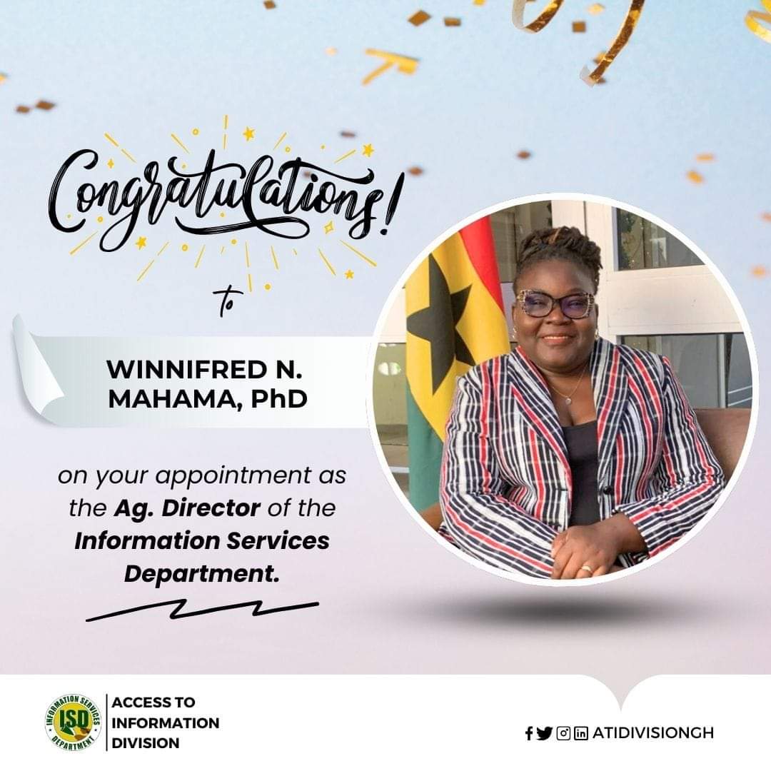Dr Winnifred N. Mahama appointed Acting Director of ISD