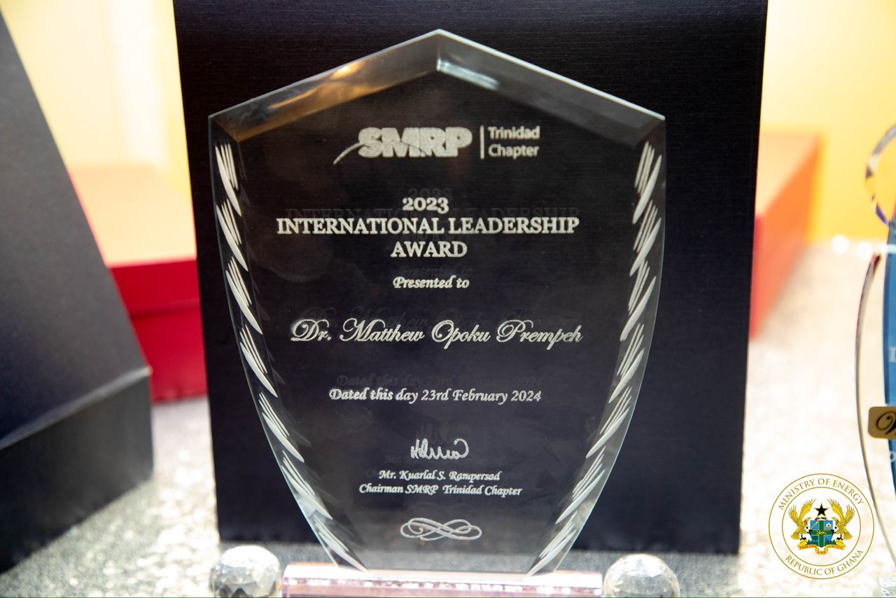 Opoku Prempeh bags SMRP International Leadership Award in Trinidad and Tobago