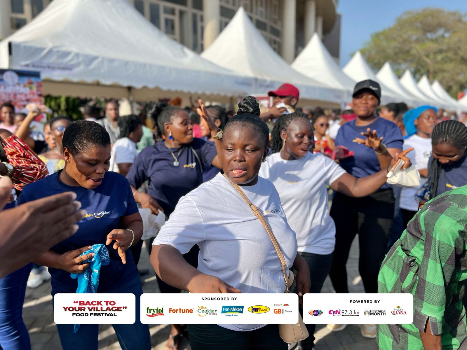 Participants take over dance floor at ‘Back to Your Village Food Festival’