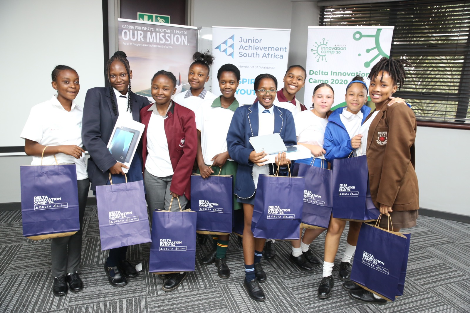 Delta Air Lines and JA Africa empower African girls at four-day bootcamp for Int’l Women’s Day