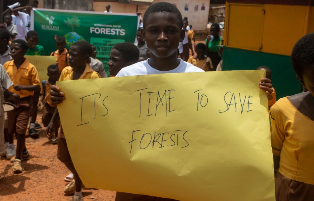 Atwima Mponua: RESCONI marks International Day of Forests at Anwiafutu D/A Basic School