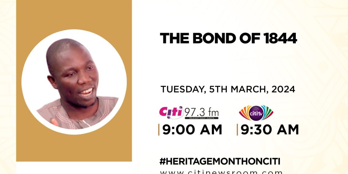 The Bond Of 1844 HeritageMonthSeries the-bond-of-1844-heritagemonthseries