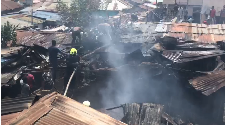 Fire destroys several rooms at Accra Newtown