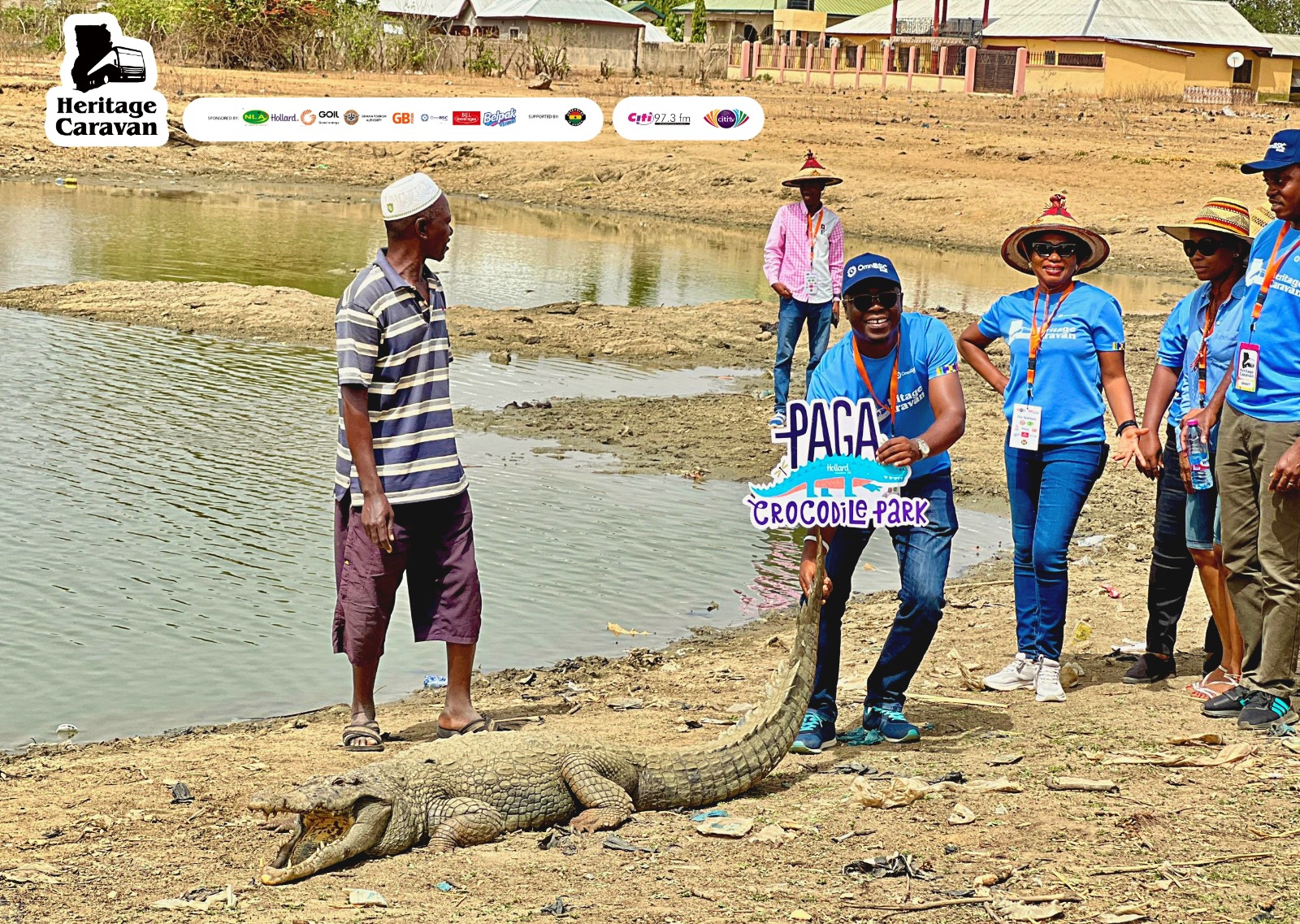 Heritage Caravan Day 5: ‘Caravanites explore sacred Paga Crocodile Pond