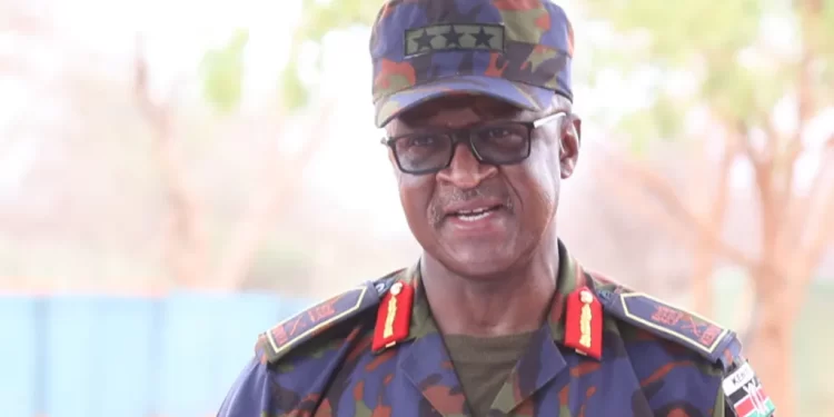 Gen Ogolla became head of Kenya's armed forces in April last year