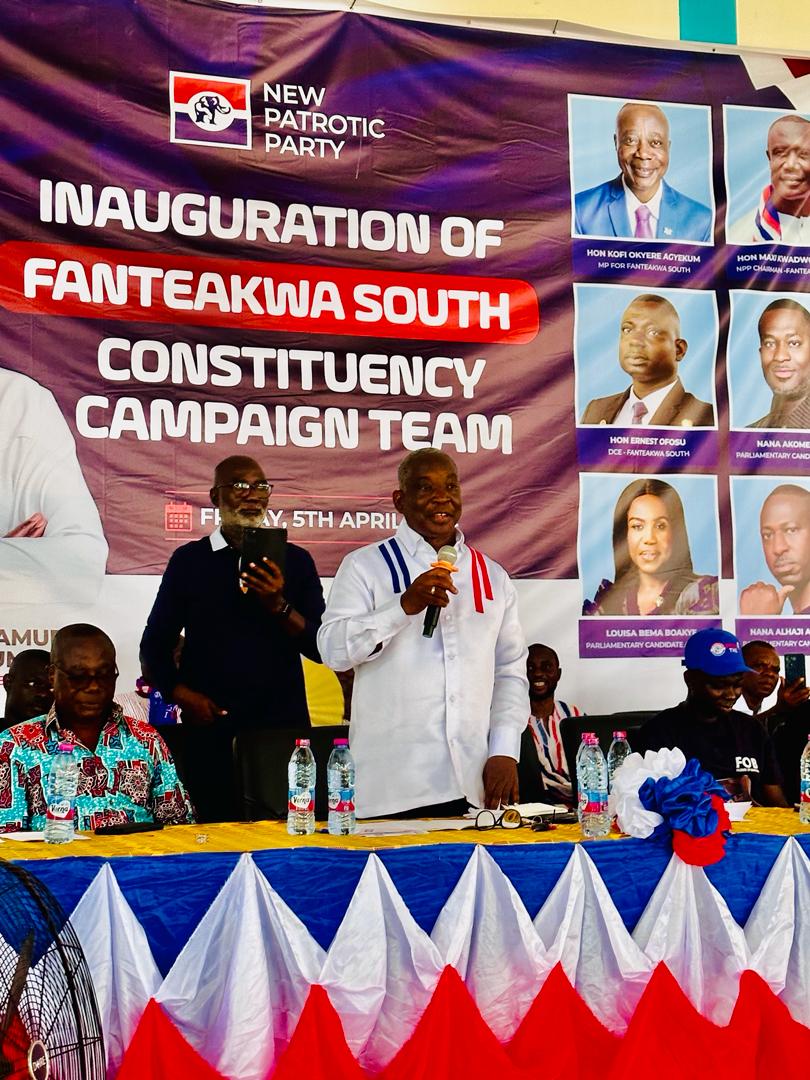 NPP Fanteakwa South inaugurates campaign team