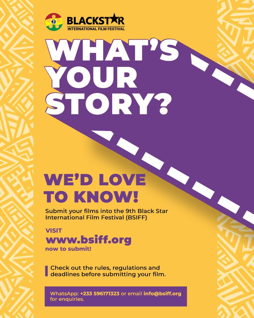 “Tell Your Story” at the 9th Black Star International Film Festival